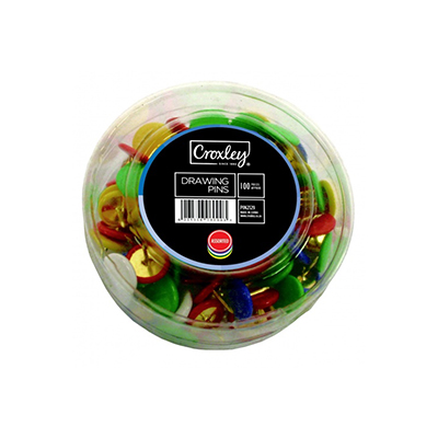 CROXLEY Drawing Pins Rainbow