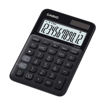 CASIO Calculator MS 20UC BK-Desk