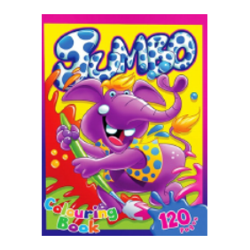 BUTTERFLY Colouring Book Jumbo A4 120pg