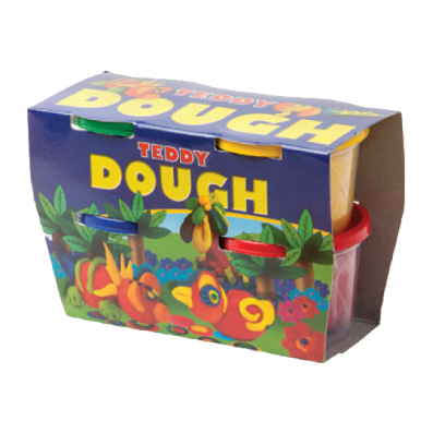 DALA Miss Teddy Play Dough 4x100g