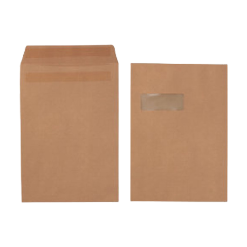 C4 Envelope Self Seal Manilla - No Window