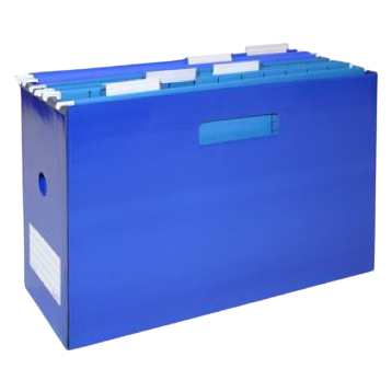 BANTEX File Portable Suspension Box Blue
