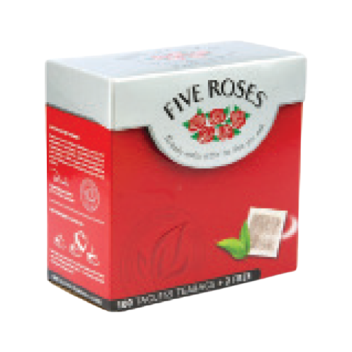 FIVE ROSES Tagless Teabags 100's