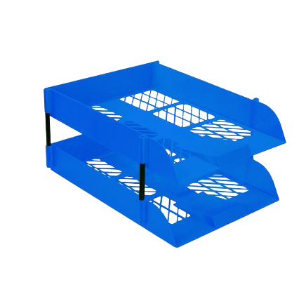 TREELINE Desk Letter Tray Set - Blue
