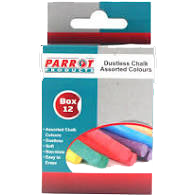 PARROT Dustless Coloured Chalk