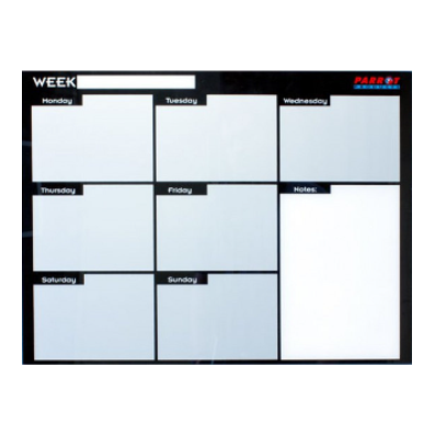 PARROT Cast Acrylic Weekly Planner (Cast Acrylic - 600 x 450mm)