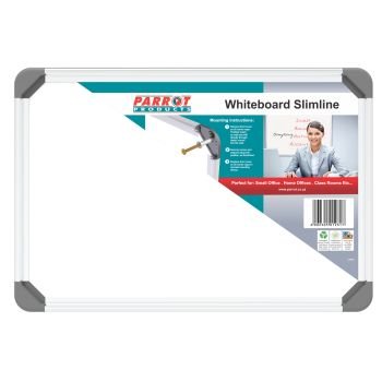 PARROT Whiteboard Slimline Non magnetic 300x450