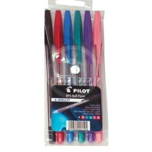 PILOT Ballpoint Medium Pen 6's Ass