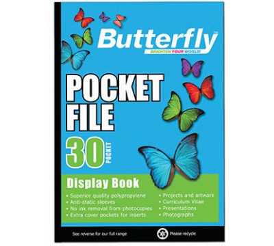BUTTERFLY A4 Flip File 30Page