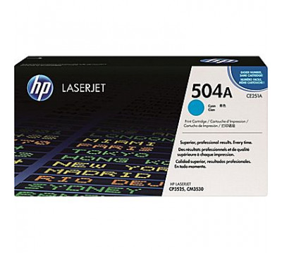HP 504A Black Toner Cartridge - CE250A