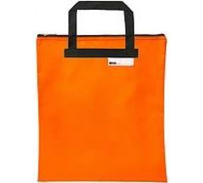 MEECO Large Book Carry Bag Nylon 380mm X 340mm - Orange