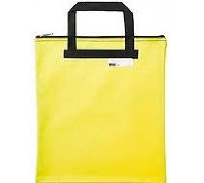 MEECO Large Book Carry Bag Nylon 380mm X 340mm - Yellow
