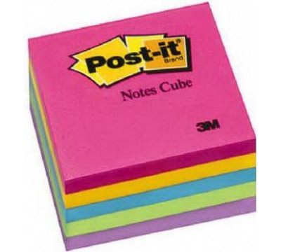 POST-IT Notes Neon Cube 73 X 73mm