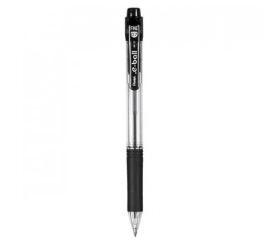 PENTEL BK127A E-Ball 0.7mm Retractable Ballpoint Pen Black