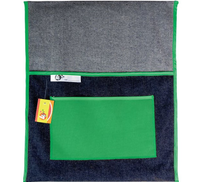 TREFOIL Denim Chair Bag 380mm - Green