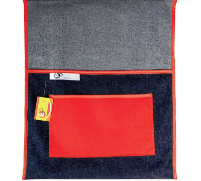 TREFOIL Denim Chair Bag 440mm - Red