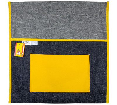 TREFOIL Denim Chair Bag 440mm - Yellow