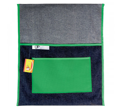 TREFOIL Denim Chair Bag 440mm - Green