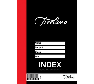Index Book A5 - 144 Page