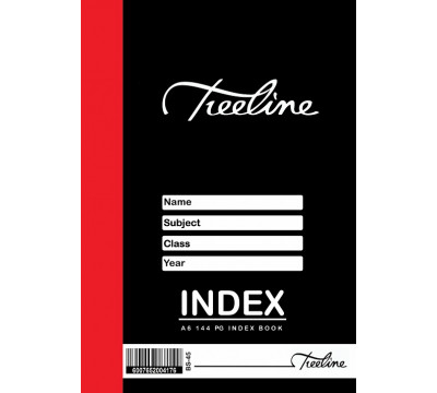 Index Book A6 - 144 Page