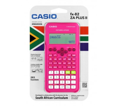 CASIO FX-82ZA Plus Scientific Calculator Pink