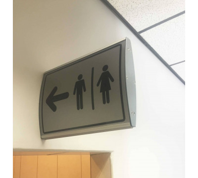 PARROT Double Sided Sign Frame Wall Mounted 210 X 230mm