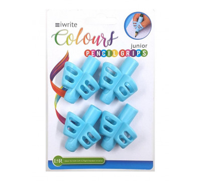 IWRITE Junior Pencil Grip 4's - Blue