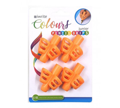 IWRITE Junior Pencil Grip 4's - Orange