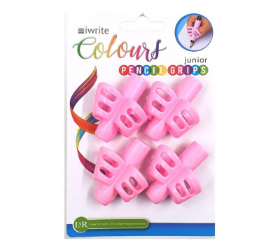IWRITE Junior Pencil Grip 4's - Pink