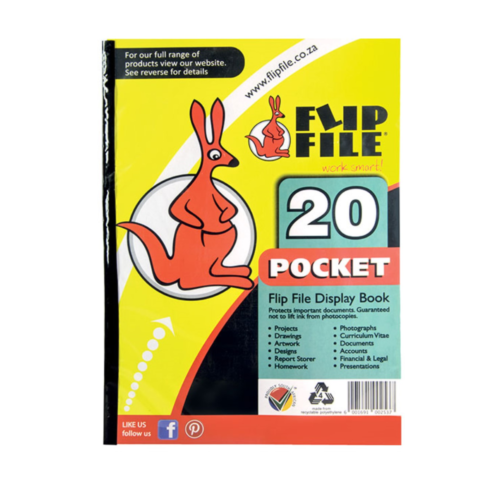 KANGAROO A4 Flip File 20Page