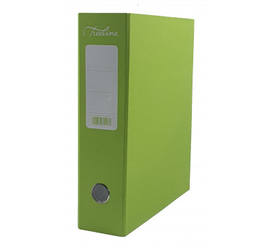 TREELINE A4 Lever Arch File Board 80mm Lime Green