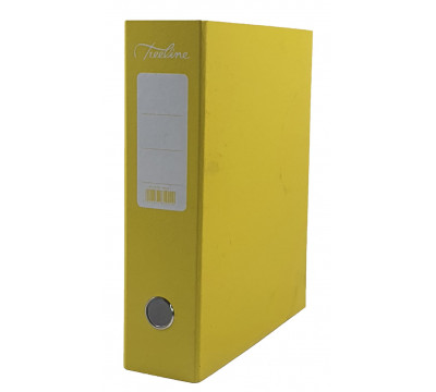 TREELINE A4 Lever Arch File Board 80mm Yellow