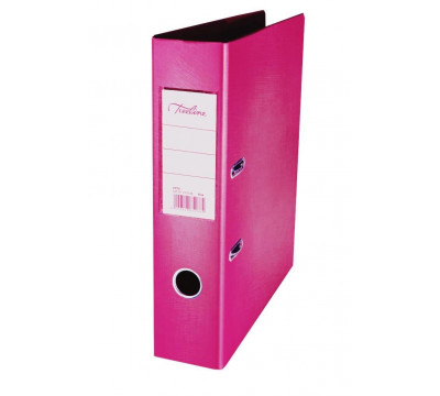 TREELINE A4 Polyprop Lever Arch File 70mm Pink