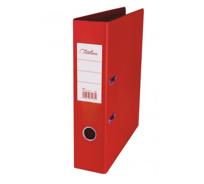 TREELINE A4 Polyprop Lever Arch File 70mm Red
