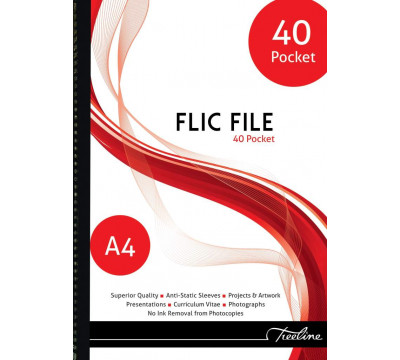 TREELINE FLIC FILE A4 - 40 Pockets