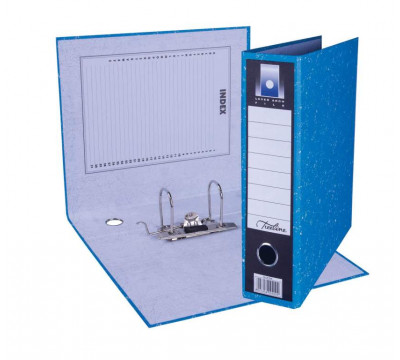 TREELINE Mottled Board Lever Arch File - Blue