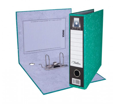 TREELINE Mottled Board Lever Arch File - Green