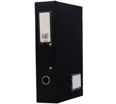 TREELINE PVC Spring Clip File Box - Black