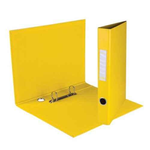 TREELINE Yellow A4 2 Ring 25mm PVC Ringbinders