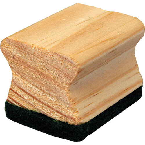 Black Board Duster 50MM Green Felt