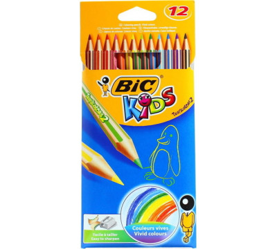 BIC Tropicolors 2 Colouring Pencils - Pack Of 12