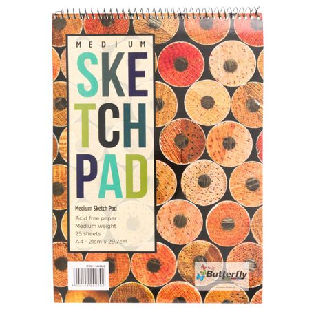 BUTTERFLY A4 25 Sheets My Sketch Book