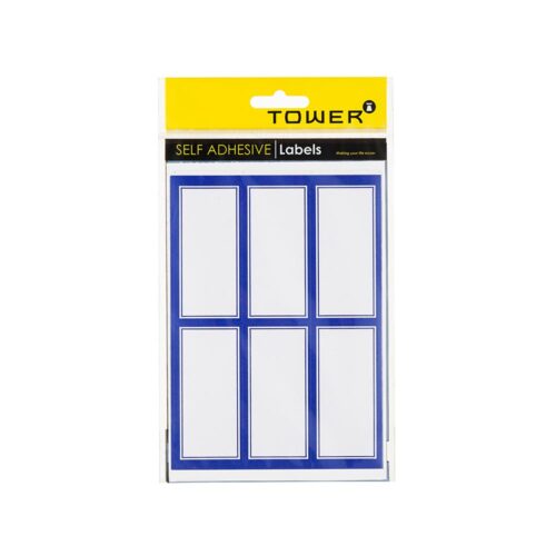 TOWER Blue Border Labels