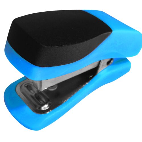 PARROT Single Mini Green Plastic Stapler-Blue