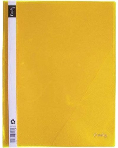 CROXLEY A4 Presentation Folders - Yellow