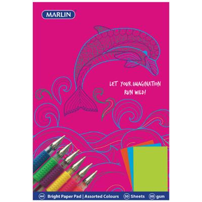 MARLIN A4 Project Paper Pad Bright  80gsm 50's