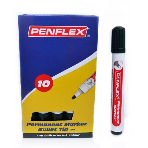 PENFLEX PM15 Permanent Marker Bullet Tip 10's