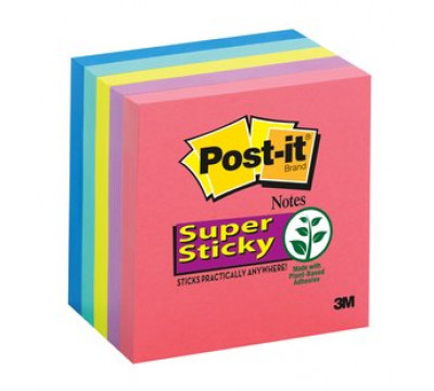 POST-IT Super Sticky Notes 76x76mm (100SHEETS)