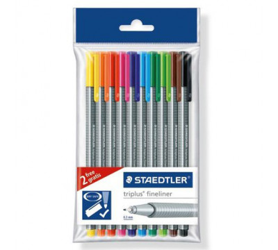 STAEDTLER Triplus Fineliners Wallet 10