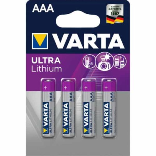 VARTA (PKT4)AAA LITHIUM BATTERY